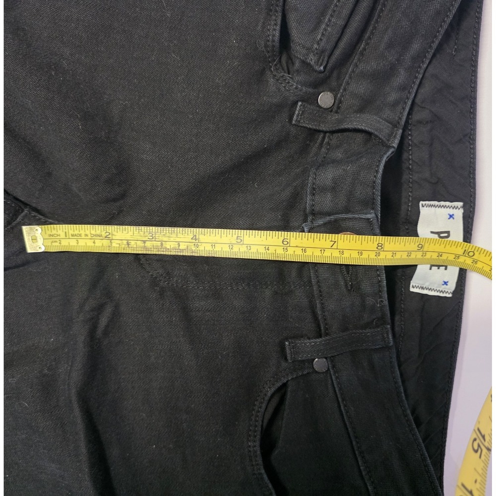 Paige Jeans Womens Size 28 Skyline Skinny Black Distressed Denim Jeans‎ Pants - Picture 14 of 14